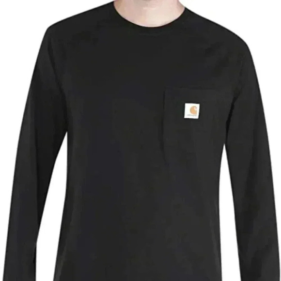 CARHARTT FORCE® RELAXED FIT MIDWEIGHT LONG-SLEEVE POCKET T-SHIRT - Picture 1 of 5